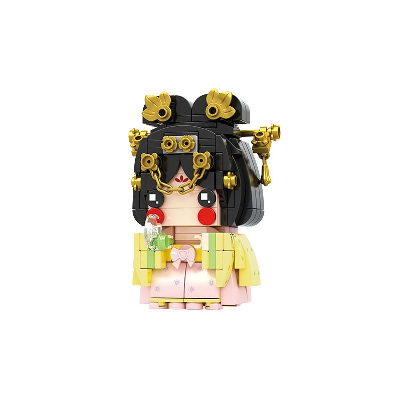 SEMBO 516030 516031 516032 516033 516034 non  ĐÊM CÔNG CHIẾU ĐẠI ĐƯỜNG 5 PHONG CÁCH CHÚA THÁI BÌNH VĂN THÀNH VÕ TẮC THIÊN DƯƠNG MỊCH bộ đồ chơi xếp lắp ráp ghép mô hình Brickheadz Nhân Vật Đầu To 1170 khối