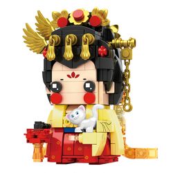 SEMBO 516030 516031 516032 516033 516034 non  ĐÊM CÔNG CHIẾU ĐẠI ĐƯỜNG 5 PHONG CÁCH CHÚA THÁI BÌNH VĂN THÀNH VÕ TẮC THIÊN DƯƠNG MỊCH bộ đồ chơi xếp lắp ráp ghép mô hình Brickheadz Nhân Vật Đầu To 1170 khối