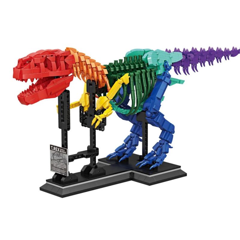 FORANGE FC6211 6211 FC6212 6212 non  HÓA THẠCH TYRANNOSAURUS REX bộ đồ chơi xếp lắp ráp ghép mô hình Arts & Crafts T.REX FOSSILS 1572 khối