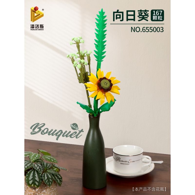 PanlosBrick 655006 655003 655004 655005 Panlos Brick 655006 655003 655004 655005 non Lego BÓ HOA KHÔNG BAO GIỜ LỖI MỐT PHONG CÁCH HÀN QUỐC 4 LOẠI HƯỚNG DƯƠNG HỒNG CẨM CHƯỚNG CÚC bộ đồ chơi xếp lắp ráp ghép mô hình Flowers BOUQUET 623 khối