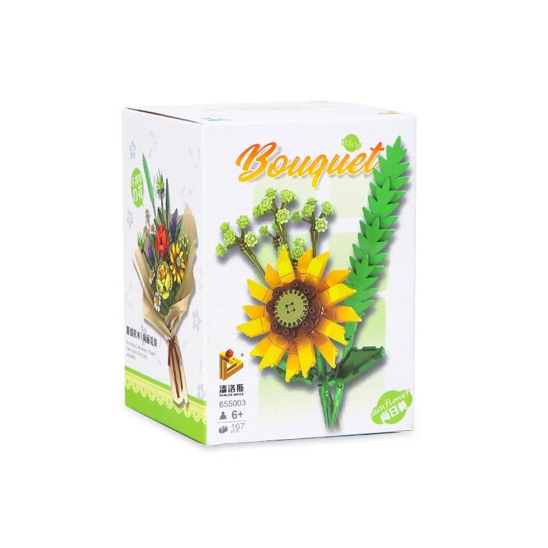PanlosBrick 655006 655003 655004 655005 Panlos Brick 655006 655003 655004 655005 non  BÓ HOA KHÔNG BAO GIỜ LỖI MỐT PHONG CÁCH HÀN QUỐC 4 LOẠI HƯỚNG DƯƠNG HỒNG CẨM CHƯỚNG CÚC bộ đồ chơi xếp lắp ráp ghép mô hình Flowers BOUQUET 623 khối