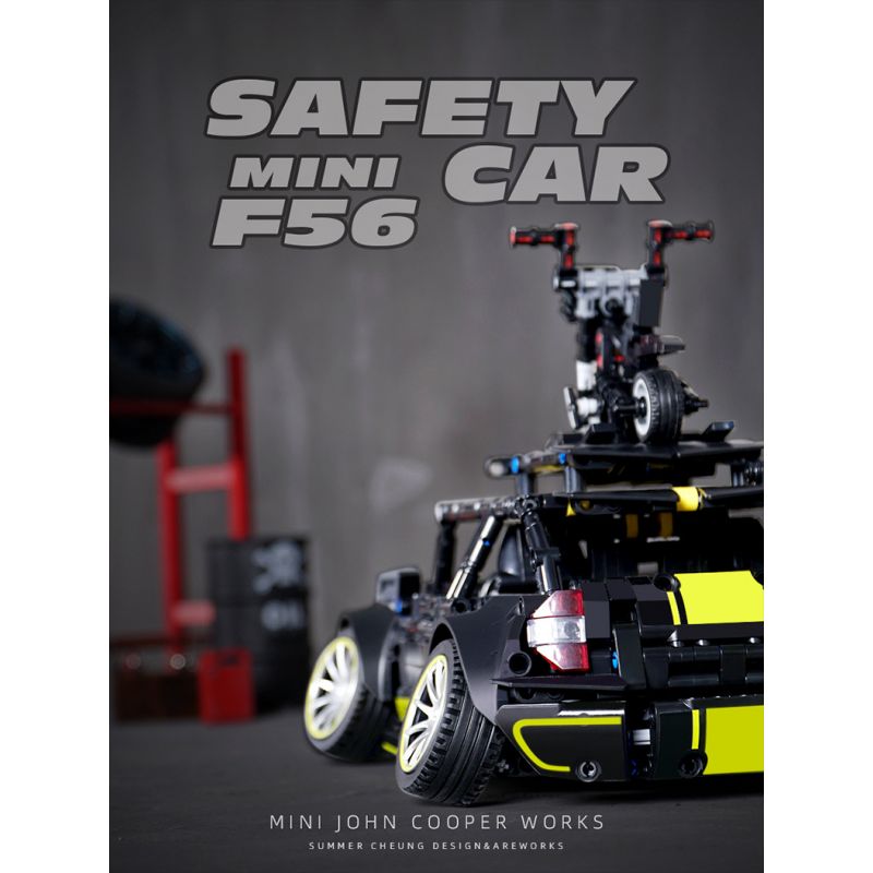 CACO C020 non  XE MINI AN TOÀN F56 tỷ lệ 1:10 bộ đồ chơi xếp lắp ráp ghép mô hình Military Army Quân Sự Bộ Đội 1489 khối
