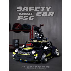 CACO C020 non  XE MINI AN TOÀN F56 tỷ lệ 1:10 bộ đồ chơi xếp lắp ráp ghép mô hình Military Army Quân Sự Bộ Đội 1489 khối