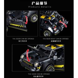 CACO C020 non  XE MINI AN TOÀN F56 tỷ lệ 1:10 bộ đồ chơi xếp lắp ráp ghép mô hình Military Army Quân Sự Bộ Đội 1489 khối