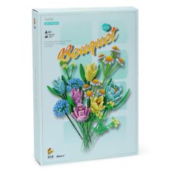 PanlosBrick 655008 Panlos Brick 655008 non  BÓ HOA bộ đồ chơi xếp lắp ráp ghép mô hình Flowers BOUQUET 837 khối