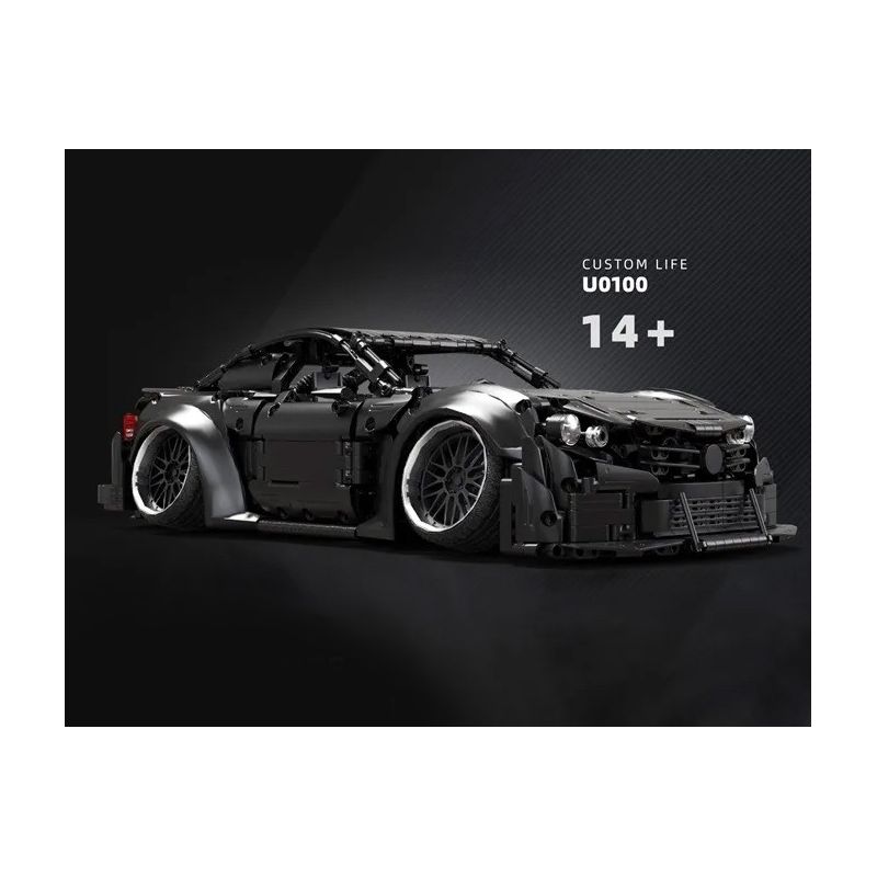 GOLDBERPOEMS U0100 0100 non  CHIẾN BINH ĐEN THẤP bộ đồ chơi xếp lắp ráp ghép mô hình 1:8 HELLAFLUSH CANIBEAT BLACK WARRIOR Tỷ Lệ 1:8