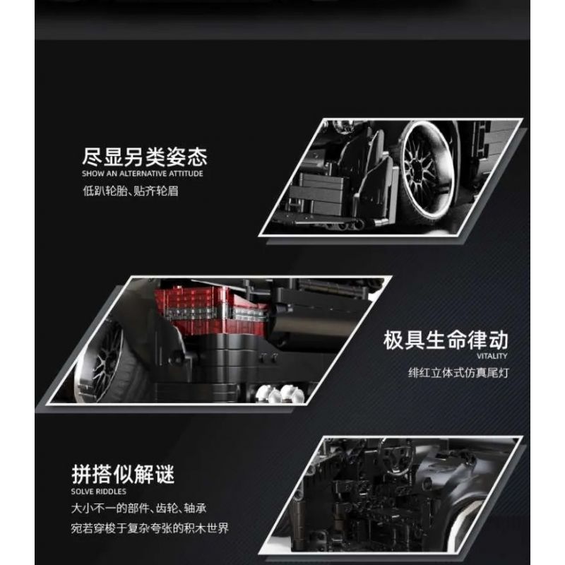 GOLDBERPOEMS U0100 0100 non  CHIẾN BINH ĐEN THẤP bộ đồ chơi xếp lắp ráp ghép mô hình 1:8 HELLAFLUSH CANIBEAT BLACK WARRIOR Tỷ Lệ 1:8