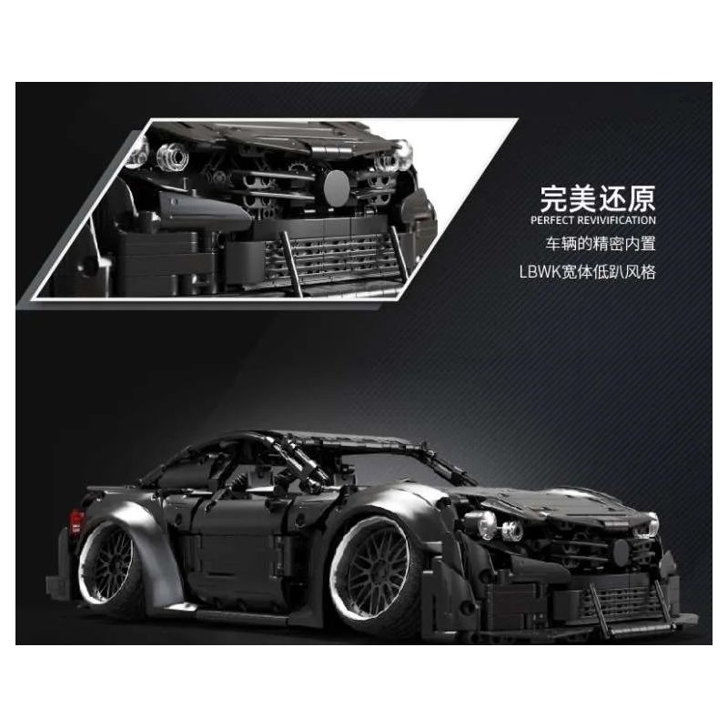 GOLDBERPOEMS U0100 0100 non  CHIẾN BINH ĐEN THẤP bộ đồ chơi xếp lắp ráp ghép mô hình 1:8 HELLAFLUSH CANIBEAT BLACK WARRIOR Tỷ Lệ 1:8