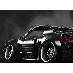 GOLDBERPOEMS U0100 0100 non  CHIẾN BINH ĐEN THẤP bộ đồ chơi xếp lắp ráp ghép mô hình 1:8 HELLAFLUSH CANIBEAT BLACK WARRIOR Tỷ Lệ 1:8