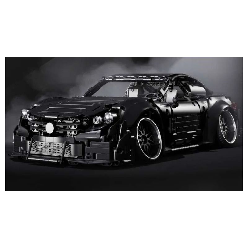 GOLDBERPOEMS U0100 0100 non  CHIẾN BINH ĐEN THẤP bộ đồ chơi xếp lắp ráp ghép mô hình 1:8 HELLAFLUSH CANIBEAT BLACK WARRIOR Tỷ Lệ 1:8