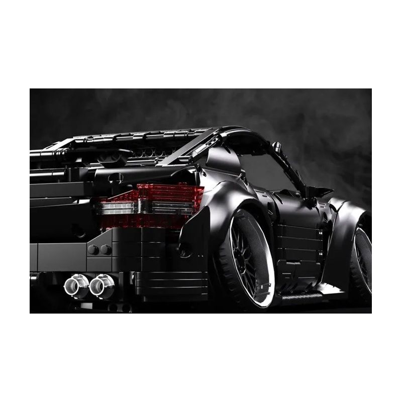 GOLDBERPOEMS U0100 0100 non  CHIẾN BINH ĐEN THẤP bộ đồ chơi xếp lắp ráp ghép mô hình 1:8 HELLAFLUSH CANIBEAT BLACK WARRIOR Tỷ Lệ 1:8