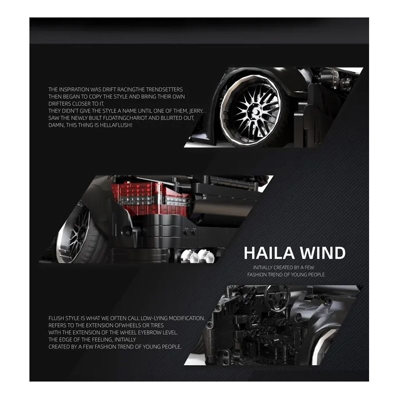 GOLDBERPOEMS U0100 0100 non  CHIẾN BINH ĐEN THẤP bộ đồ chơi xếp lắp ráp ghép mô hình 1:8 HELLAFLUSH CANIBEAT BLACK WARRIOR Tỷ Lệ 1:8