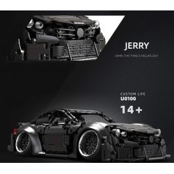 GOLDBERPOEMS U0100 0100 non  CHIẾN BINH ĐEN THẤP bộ đồ chơi xếp lắp ráp ghép mô hình 1:8 HELLAFLUSH CANIBEAT BLACK WARRIOR Tỷ Lệ 1:8