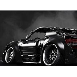 GOLDBERPOEMS U0100 0100 non  CHIẾN BINH ĐEN THẤP bộ đồ chơi xếp lắp ráp ghép mô hình 1:8 HELLAFLUSH CANIBEAT BLACK WARRIOR Tỷ Lệ 1:8