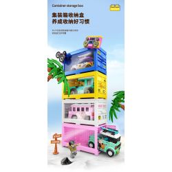 SEMBO WEKKI VIGGI 714509 non  THẾ GIỚI XE SANG BỮA TIỆC LỬA TRẠI bộ đồ chơi xếp lắp ráp ghép mô hình Speed Champions Racing Cars BONFIRE PARTY Đua Xe Công Thức 275 khối