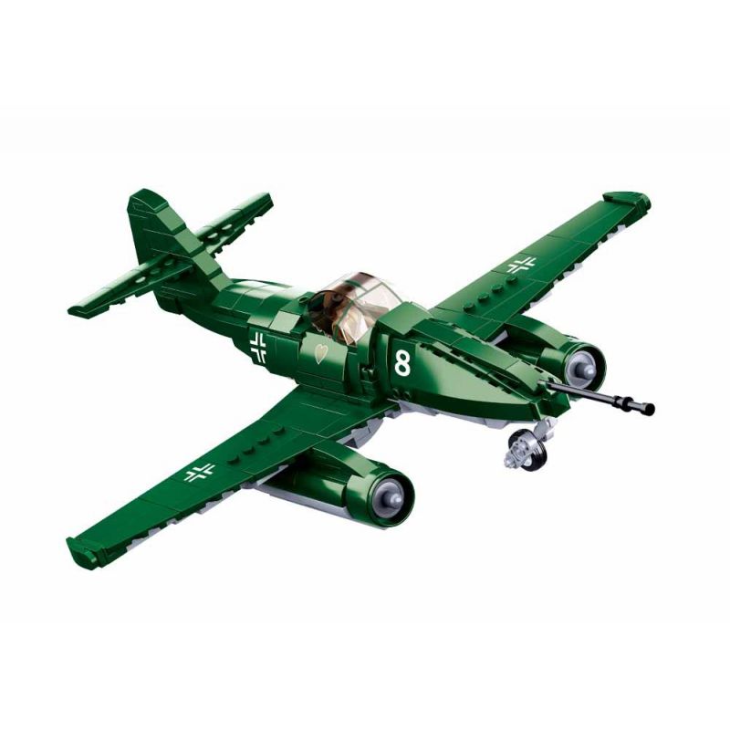 SLUBAN M38-B0977 B0977 0977 M38B0977 38-B0977 non  MÁY BAY PHẢN LỰC ME262 bộ đồ chơi xếp lắp ráp ghép mô hình 338 khối