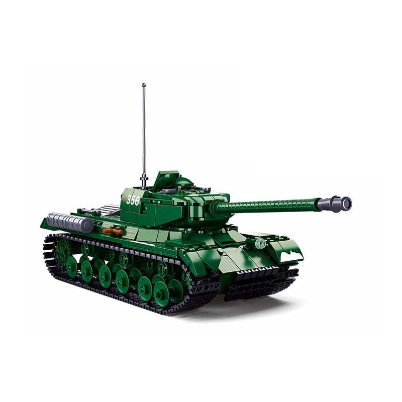 SLUBAN M38-B0979 B0979 0979 M38B0979 38-B0979 non  XE TĂNG HẠNG NẶNG IS2 PHÁO CHỐNG TỰ HÀNH ISU 122S bộ đồ chơi xếp lắp ráp ghép mô hình IS-2 HEAVY TANK 845 khối