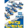 PanlosBrick 659005 Panlos Brick 659005 non  ĐỘI CỨU HỘ CẢNH SÁT bộ đồ chơi xếp lắp ráp ghép mô hình 658 khối
