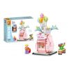 SEMBO 601612 601613 601614 601615 non  CHẾ ĐỘ XEM PHỐ MINI 4 PHONG CÁCH bộ đồ chơi xếp lắp ráp ghép mô hình Mini Modular Đường Phố Thu Nhỏ 1253 khối