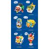 SEMBO 613001 613002 613003 613004 613005 613006 non  QUÁI THÚ NGOÀI HÀNH TINH QI MENG 6 LOẠI bộ đồ chơi xếp lắp ráp ghép mô hình