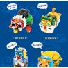 SEMBO 613001 613002 613003 613004 613005 613006 non  QUÁI THÚ NGOÀI HÀNH TINH QI MENG 6 LOẠI bộ đồ chơi xếp lắp ráp ghép mô hình