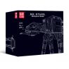 JIESTAR 67110 MouldKing 21015 Mould King 21015 non  FULL ARMOR TRANSPORT POOL bộ đồ chơi xếp lắp ráp ghép mô hình Star Wars MINIFIG SCALE AT-AT W/ INTERIOR Chiến Tranh Giữa Các Vì Sao 6919 khối
