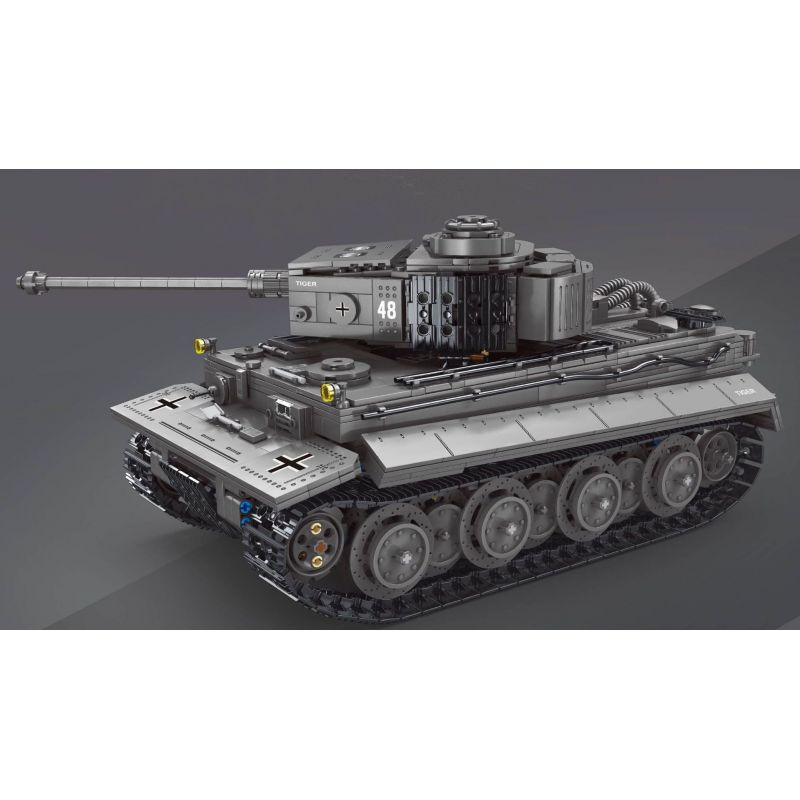 TA GAOLE T4016 4016 non  BỂ HỔ bộ đồ chơi xếp lắp ráp ghép mô hình Military Army TIGER TANK Quân Sự Bộ Đội 2236 khối