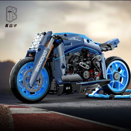 K BOX 10217 non  XE MÁY BUGATTIDIAVEL bộ đồ chơi xếp lắp ráp ghép mô hình  Kỹ Thuật Công Nghệ Cao Mô Hình Phương Tiện 986 khối
