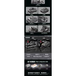 TA GAOLE T4016 4016 non  BỂ HỔ bộ đồ chơi xếp lắp ráp ghép mô hình Military Army TIGER TANK Quân Sự Bộ Đội 2236 khối