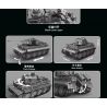 TA GAOLE T4016 4016 non  BỂ HỔ bộ đồ chơi xếp lắp ráp ghép mô hình Military Army TIGER TANK Quân Sự Bộ Đội 2236 khối