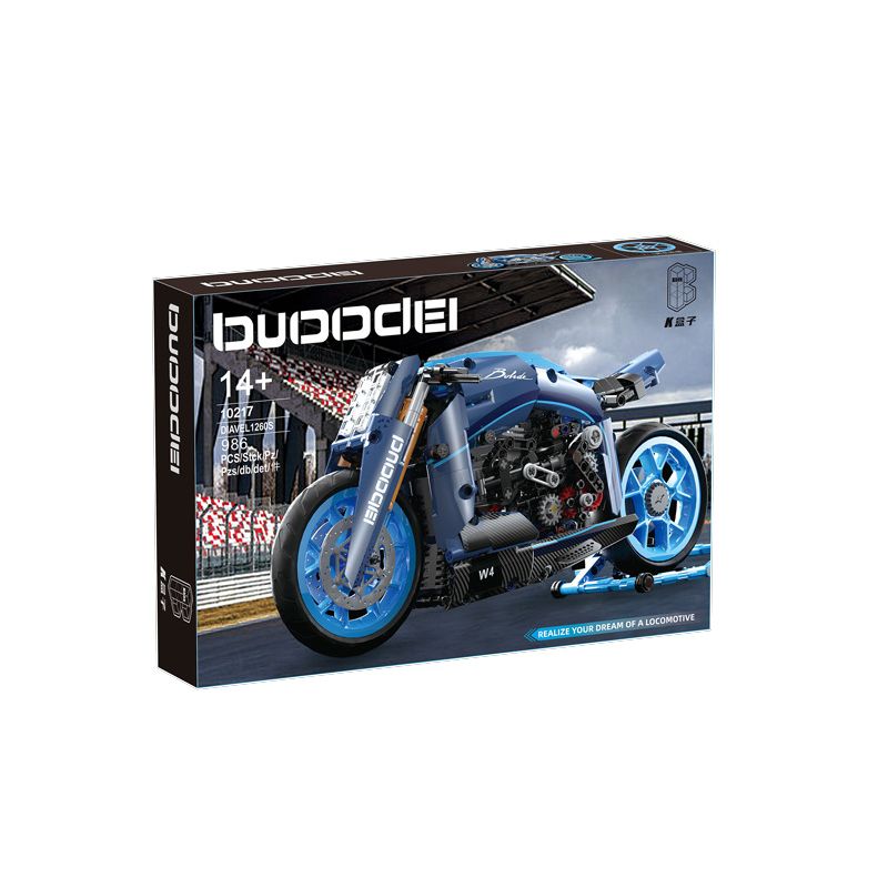 K BOX 10217 non  XE MÁY BUGATTIDIAVEL bộ đồ chơi xếp lắp ráp ghép mô hình  Kỹ Thuật Công Nghệ Cao Mô Hình Phương Tiện 986 khối