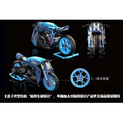 K BOX 10217 non  XE MÁY BUGATTIDIAVEL bộ đồ chơi xếp lắp ráp ghép mô hình  Kỹ Thuật Công Nghệ Cao Mô Hình Phương Tiện 986 khối