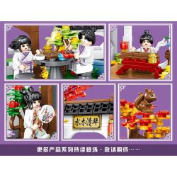 MINGDI 58021 non  PHONG CÁCH TRUNG QUỐC NÂNG bộ đồ chơi xếp lắp ráp ghép mô hình Mini Modular Đường Phố Thu Nhỏ 423 khối