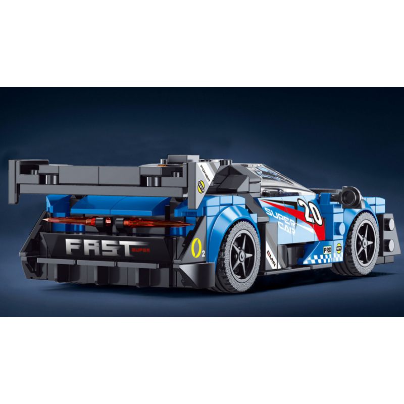 GAOMISI T1020 1020 non  MCLAREN SENNA bộ đồ chơi xếp lắp ráp ghép mô hình Speed Champions Racing Cars SPEED CAR PASSION TRACK Đua Xe Công Thức 314 khối