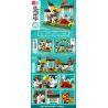 MINGDI 58020 non  PHONG CÁCH TRUNG QUỐC QIN CHAO bộ đồ chơi xếp lắp ráp ghép mô hình Mini Modular Đường Phố Thu Nhỏ 429 khối