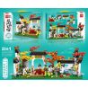 MINGDI 58020 non  PHONG CÁCH TRUNG QUỐC QIN CHAO bộ đồ chơi xếp lắp ráp ghép mô hình Mini Modular Đường Phố Thu Nhỏ 429 khối
