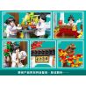 MINGDI 58020 non  PHONG CÁCH TRUNG QUỐC QIN CHAO bộ đồ chơi xếp lắp ráp ghép mô hình Mini Modular Đường Phố Thu Nhỏ 429 khối