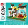 MINGDI 58020 non  PHONG CÁCH TRUNG QUỐC QIN CHAO bộ đồ chơi xếp lắp ráp ghép mô hình Mini Modular Đường Phố Thu Nhỏ 429 khối