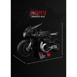 LINGRUI MODEL JIMU LIANGPIN 10518 non  XE ĐẠP DƠI tỷ lệ 1:5 bộ đồ chơi xếp lắp ráp ghép mô hình Motorcycle Motorbike Xe Hai Bánh 1981 khối LINGRUI MODEL JIMU LIANGPIN 10518 non  XE ĐẠP DƠI tỷ lệ 1:5 bộ đồ chơi xếp lắp ráp ghép mô hình Motorcycle Motorbike Xe Hai Bánh 1981 khối