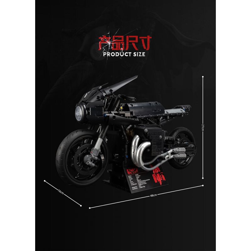 LINGRUI MODEL JIMU LIANGPIN 10518 non  XE ĐẠP DƠI tỷ lệ 1:5 bộ đồ chơi xếp lắp ráp ghép mô hình Motorcycle Motorbike Xe Hai Bánh 1981 khối LINGRUI MODEL JIMU LIANGPIN 10518 non  XE ĐẠP DƠI tỷ lệ 1:5 bộ đồ chơi xếp lắp ráp ghép mô hình Motorcycle Motorbike Xe Hai Bánh 1981 khối