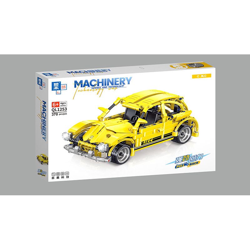 ZHEGAO QL1253 1253 non  CJKC. bộ đồ chơi xếp lắp ráp ghép mô hình  Kỹ Thuật Công Nghệ Cao Mô Hình Phương Tiện 370 khối