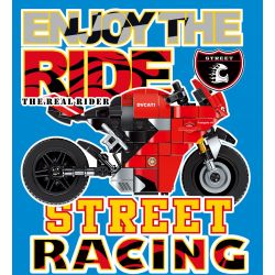 SEMBO 701210 non  XE TAY GA DUCATI PANIGALEVE bộ đồ chơi xếp lắp ráp ghép mô hình  Kỹ Thuật Công Nghệ Cao Mô Hình Phương Tiện 316 khối