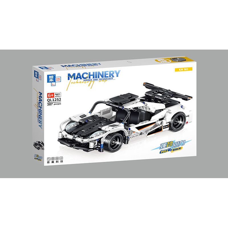 ZHEGAO QL1252 1252 non  KN-SG bộ đồ chơi xếp lắp ráp ghép mô hình  Kỹ Thuật Công Nghệ Cao Mô Hình Phương Tiện 387 khối