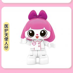 SEMBO 690103 non  TRUNG TÂM Y TẾ THÀNH PHỐ XIAOLING FUN bộ đồ chơi xếp lắp ráp ghép mô hình  Khối Lớn