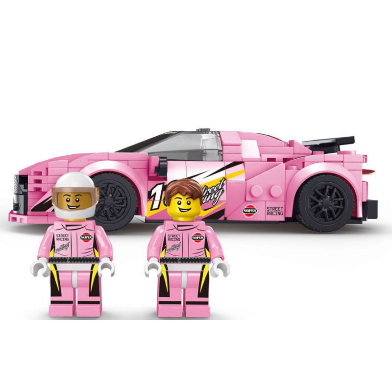 GAOMISI T1018 1018 non  ASTON MARTIN bộ đồ chơi xếp lắp ráp ghép mô hình Speed Champions Racing Cars SPEED CAR PASSION TRACK Đua Xe Công Thức 289 khối