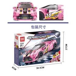 GAOMISI T1018 1018 non  ASTON MARTIN bộ đồ chơi xếp lắp ráp ghép mô hình Speed Champions Racing Cars SPEED CAR PASSION TRACK Đua Xe Công Thức 289 khối