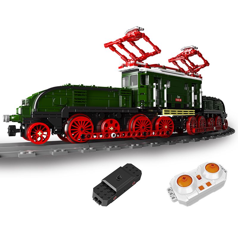 MouldKing 12023 Mould King 12023 non  ĐẦU MÁY ĐIỆN ALLIGATOR bộ đồ chơi xếp lắp ráp ghép mô hình Trains WORLD RAILWAY OBB 1189.08 ELECTRIC LOCOMOTIVE Tàu Hỏa 919 khối
