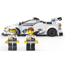 GAOMISI T1017 1017 non  PAGANI ZONDA bộ đồ chơi xếp lắp ráp ghép mô hình Speed Champions Racing Cars SPEED CAR PASSION TRACK Đua Xe Công Thức 332 khối