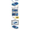 ZHEGAO QL1250 1250 non  FT-GT. bộ đồ chơi xếp lắp ráp ghép mô hình  Kỹ Thuật Công Nghệ Cao Mô Hình Phương Tiện 391 khối