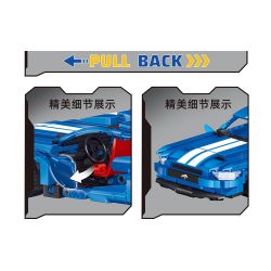 ZHEGAO QL1250 1250 non  FT-GT. bộ đồ chơi xếp lắp ráp ghép mô hình  Kỹ Thuật Công Nghệ Cao Mô Hình Phương Tiện 391 khối